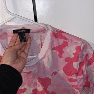 Pink Camo Forever 21 Tee